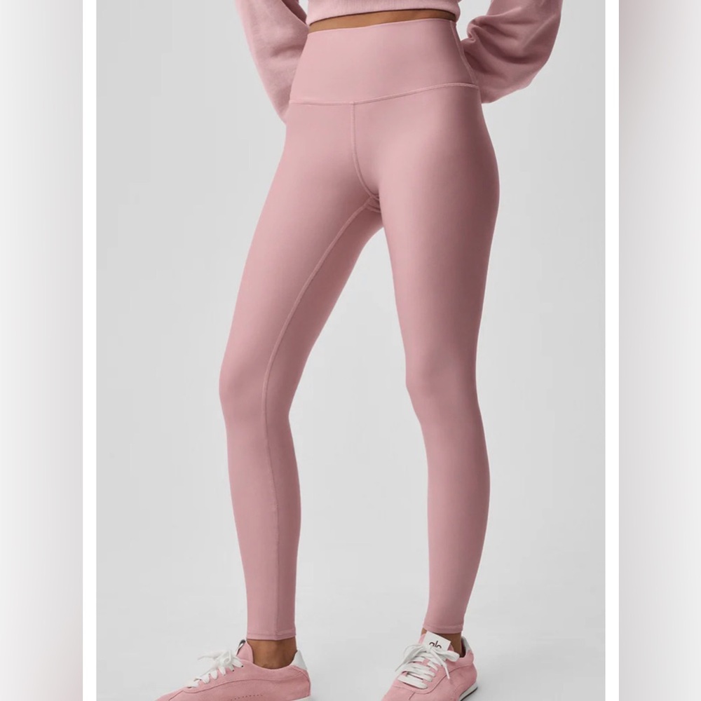 Alo Airlift High Waist Leggings - Light Pink
